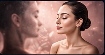 AI-generated beauty and wellness website concept
